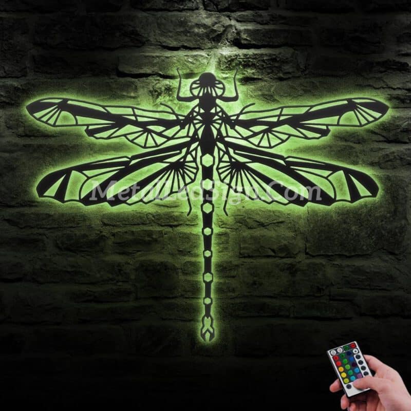 Zentangle-Dragonfly-Metal-Wall-Art-Led-Light-5-1