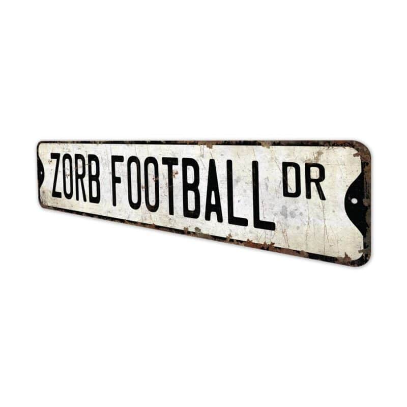 Zorb-Football-Sign-Premium-Quality-Rustic-Metal-Sign-4